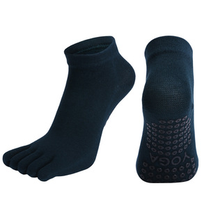 Chaussettes Bioserica Era à basse hauteur et à adhérence totale pour femmes - Chaussettes antidérapantes à cheville, chaussettes pieds nus à cinq orteils, yoga, pilates, ballet - Product Image 6