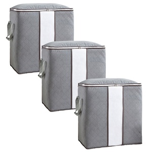 Weavewin vải trong suốt hộp lưu trữ công suất lớn nhôm một mảnh có thể gập lại đơn vị để sử dụng nhà mền & Lưu trữ quần áo - Product Image 5