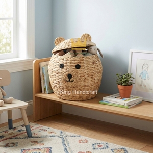 Contenedor de Alimentos de Jacinto de Agua, Tejido, Estilo Bohemio, Ecológico para Niños, Capacidad de 0-1L, Personalizable OEM, ¡Oferta! - Product Image 4