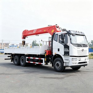 Grue à flèche télescopique hydraulique montée sur camion FAW 6x4 robuste de 12, 16 et 20 tonnes à vendre - Product Image 4