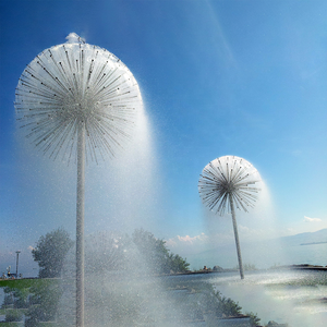 Fuente de chorro al aire libre jardín <span class=keywords><strong>lago</strong></span> estanque decoración RGB luz LED Acero inoxidable flotante baile agua música fuente - Product Image 1