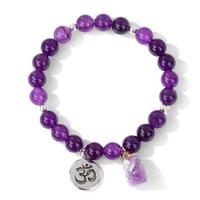 Bracelet en pierre de 8 mm, bijoux, yoga, guérison, cristal, bracelet à perles circulaires élastiques fait à la main