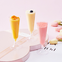 Verres à vin en plastique jetables de 5 oz, gobelets transparents en PS sans BPA pour les mariages, les fêtes et les événements