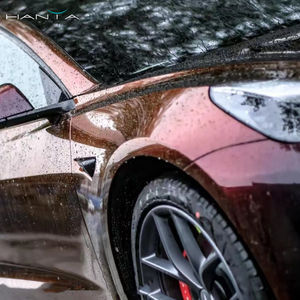 Pellicola in vinile in PVC per Auto avvolgente con stella nera e Charm rosso antigraffio e cambio colore con funzione Shift Shift per carrozzeria - Product Image 4