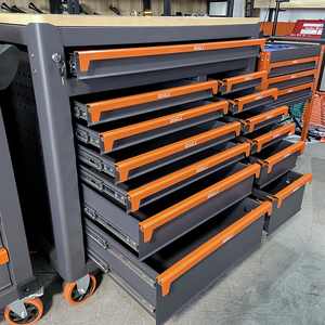 <strong>Tool</strong> Trolley <strong>Workshop</strong> Rolling <strong>Mobile</strong> Detachable 13 Drawers Large Storage <strong>Tool</strong> Cabinet <strong>Cart</strong> With Wooden Top - Product Image 6