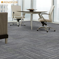 Carreaux de tapis carrés ignifuges pour bureau salon salle de sport église Studio école bibliothèque exposition salle d'événements pour usage domestique bitume