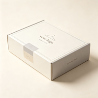 Boîtes d'expédition en carton ondulé écologiques personnalisées pour l'emballage de bougies, cadeaux et artisanat