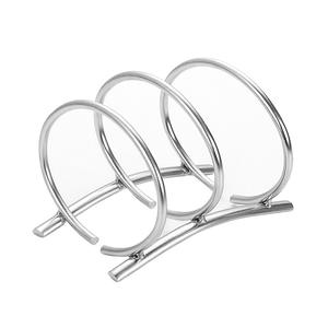 Estante para tapas de ollas de acero inoxidable 304, organizador de cocina multifunción para almacenamiento en encimera, altura de 6-7.9 pulgadas - Product Image 1