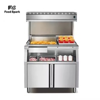 Chauffe-plats rapide pour restaurant, équipement de buffet, chauffe-frites électrique commercial