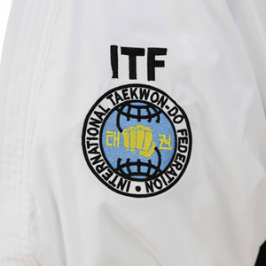 Uniforme de Taekwondo ITF Dobok para Entrenamiento, Competencia, Enseñanza en Dojo, Artes Marciales y Presentaciones - Product Image 4