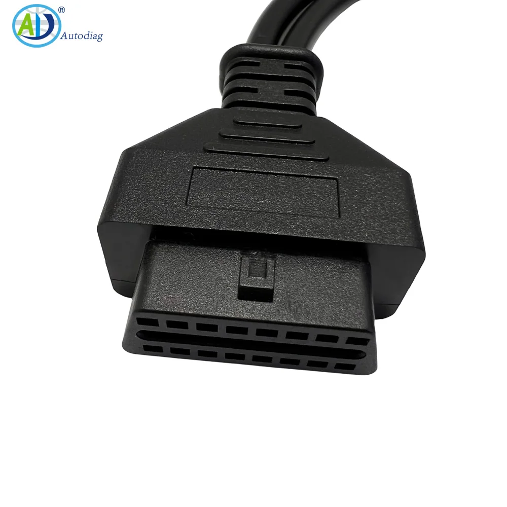 The Best Quality Heavy Truck Diagnostic adapter  OBD2  cable 16 pin Female 6+9 pin (J1708+J1939) male 0.2m