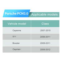 Module CarPlay sans fil pour Porsche Cayenne/Cayman/Boxster 911 PCM 3.0 Android Auto AI Box Multimédia Écran 7 pouces