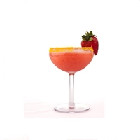 Verre à vin en acrylique en plastique pour soirée, vente en gros, 440ml, 15oz, verres à Cocktail en plastique
