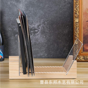 Fournisseur direct d'usine de supports de rangement de bureau en bois, d'organisateurs de disques vinyles et de présentoirs d'albums CD. - Product Image 3