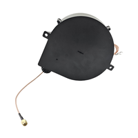 Cable de Extensión Eléctrico Industrial, Carrete de Cable Retráctil DYH-1703, Conector BNC, Autoblocante