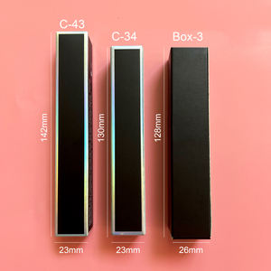 Maquillaje de pestañas, resistente al agua, orgánica, vegana, potenciador de pestañas, máscara de fibra 4D - Product Image 5