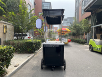 Chariot mobile commercial pour la vente de glaces, modèle 2025