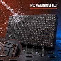 Module LED RGB P10 d'extérieur en gros d'usine 320x160mm, écran LED étanche pour panneau publicitaire commercial