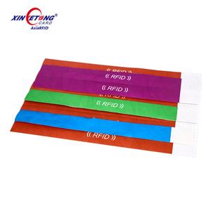 Pulsera RFID de papel desechable con logotipo personalizado - Product Image 5