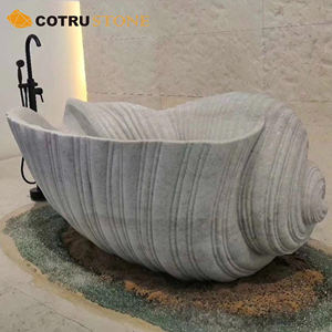 <span class=keywords><strong>Baignoire</strong></span> autoportante <span class=keywords><strong>en</strong></span> pierre naturelle et marbre sculptée à la main personnalisée <span class=keywords><strong>en</strong></span> <span class=keywords><strong>forme</strong></span> de conque <span class=keywords><strong>baignoire</strong></span> spa coquillage pour <span class=keywords><strong>d</strong></span>écoration de salle de bain - Product Image 6