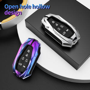 Nouvelle couverture de boîtier de clé de Logo de voiture en cuir en métal pour Toyota Camry Prius Land Cruiser Prado 150 couronne pour accessoires Subaru Foreste XV - Product Image 4