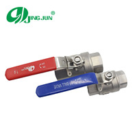 Vanne à boisseau sphérique manuelle en acier inoxydable à double filetage femelle OEM pour usage industriel (eau/huile/gaz)