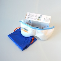 Masque de sommeil confortable en cristal pour les yeux secs, anti-rides, soulagement des cernes, masque de sommeil occultant, compresse chaude/froide pour les yeux