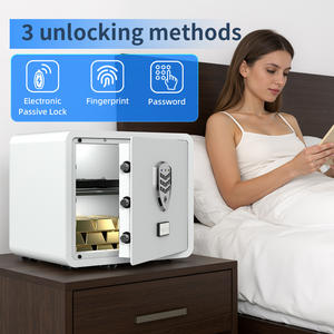 होम सिक्योरिटी स्मार्ट फिंगरप्रिंट गन सुरक्षित बॉक्स फास्ट होम कीमती सामान भंडारण के लिए एंटी-चोरी सुरक्षा - Product Image 5