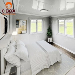บ้านคอนเทนเนอร์สำเร็จรูป Cbox โมเดิร์น สำหรับแคมป์ขุดเหมืองหรือโรงแรม 3 ห้องนอน พร้อมห้องนั่งเล่น แบบขยายได้สองปีก - Product Image 5
