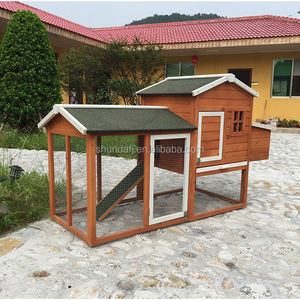 SDC021 poulaillers en bois Cages volaille maison pour animaux de compagnie lapin huche enceinte jardin arrière-cour Cage utilisation intérieure et extérieure - Product Image 6