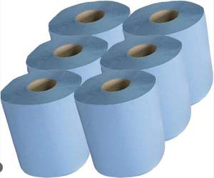 Toallas de <span class=keywords><strong>Papel</strong></span> Industriales Resistentes en Rollo, Toallas de <span class=keywords><strong>Papel</strong></span> Industriales Jumbo Azules en Rollo - Product Image 2