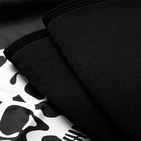 CR NEOPRENE Tissu Spécial 7mm Haltérophilie Manches de Genou de Haute Qualité pour le Levage-7MM Noir Haltérophilie Genouillère