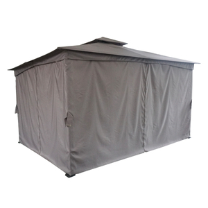 <span class=keywords><strong>Gazebo</strong></span> da Giardino Impermeabile con Tetto Ignifugo in Metallo e Acciaio e Telo in Poliestere da 160G - Product Image 3
