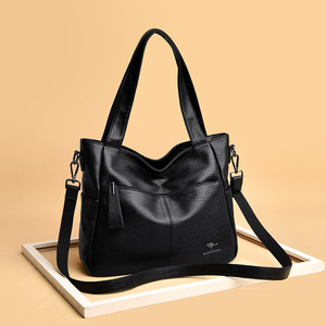 Sacs à bandoulière en cuir PU tendance pour femmes, sacs à main décontractés de marque pour dames - Product Image 4