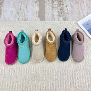 <span class=keywords><strong>Bottes</strong></span> d'hiver et d'automne à la mode, <span class=keywords><strong>bottes</strong></span> à talon compensé colorées, <span class=keywords><strong>bottes</strong></span> de cheville pour <span class=keywords><strong>femmes</strong></span>, résistantes au froid, vente chaude - Product Image 6