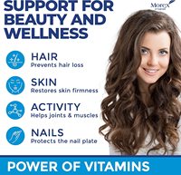 OEM Peptides de biotine et de collagène Gommes multi-vitaminées à la biotine avec collagène et kératine pour les cheveux, la peau et les ongles
