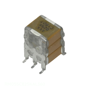 Condensador Cerámico SMD de Montaje en Superficie MLCC 8.2 uF Apilado de 6 Pines, 8.2UF 50V X7R SMD RM055C825KAL360 - Product Image 1
