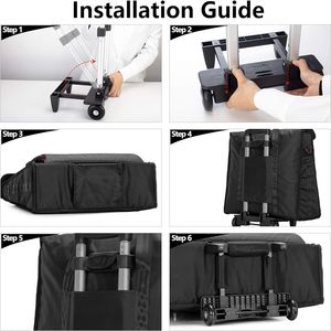 Maletín de oficina negro con muestra gratis, bolsa de información para reuniones de negocios, bolsa de ordenador de gran capacidad, bolso de mano, 24 Uds. Por juego de cartón - Product Image 6