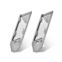 Couteau utilitaire rétractable en titane PioneerEDC, couteau utilitaire, couteau à découper en titane avec 10 lames