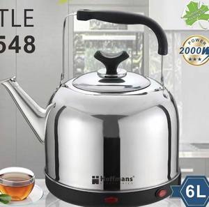 Bollitore Elettrico Hoffmans Africa 6 Litri 2000W, Riscaldamento Rapido, Acciaio Inossidabile Lucido, Funzione di Spegnimento Automatico - Product Image 3