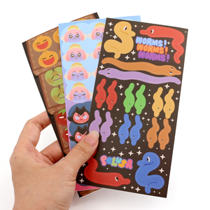 In màu Laser <span class=keywords><strong>Holographic</strong></span> Hàn Quốc Deco Sticker tấm tùy chỉnh long lanh cán Sticker - Product Image 4