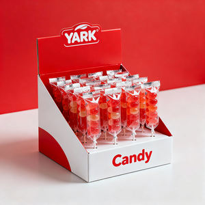 Eco-Friendly Biodegradable Recycled Kraft Paper Foldable Display <b>Box</b>-Custom Logo Four-Color Printed for <b>Snacks</b> Candy Mini - Product Image 4