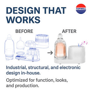 Thermostat personnalisé Entreprises de conception de nouveaux produits et de développement de modélisation 3d <span class=keywords><strong>Prototype</strong></span> de boîtier de moulage par injection de boîtier en plastique - Product Image 3