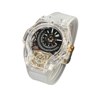 Orologio da Uomo al Quarzo Stile Warcraft Messi <span class=keywords><strong>Jason</strong></span> Statham con Cassa Grande in Lega da 22mm Vetro e Cinturino in Gomma Montre Reloj Para Hombre - Product Image 1