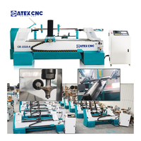 Haute performance de coût CK-1510A personnalisé 4kw 5kw automatique bois jouet en bois faisant la machine queue de billard cnc tour à bois