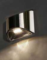 Hochwertige Solarbetriebene Außenleuchte für den Garten, Wasserdicht IP65, mit 4 LEDs für Zäune, Stufen und Treppen