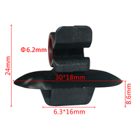 Clips de fixation automobiles en plastique, clips de fixation automobiles et attaches en plastique, fabrication chinoise, 113169
