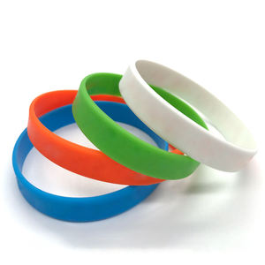 Beco-wristbands סיליקון ריק ידידותי לסביבה מופנקת צמיד גומי כהה - Product Image 3