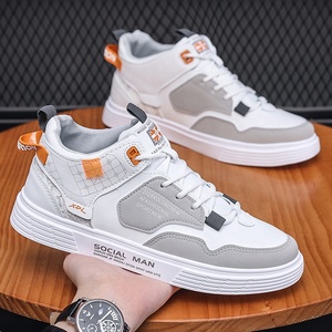Marchio all'ingrosso di moda bianco morbido cambio Sole colori Sneakers scarpe da uomo calzature in pelle - Product Image 5