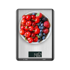 Küchen waage 10kg/1g Wiegen von Lebensmitteln Kaffee waage Intelligente elektronische Digital waage Edelstahl-Design zum Kochen und Backen - Product Image 1